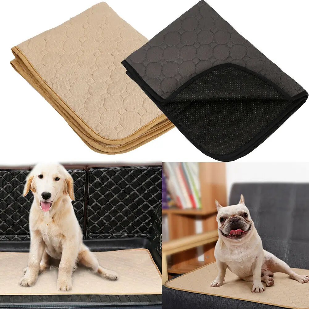 

2019 New Luxury Dog Puppy Cat Pad Water Absorbency Diaper Sleeping Mat Kitten Reusable Urine Absorbent Mat Training Pad Supplies