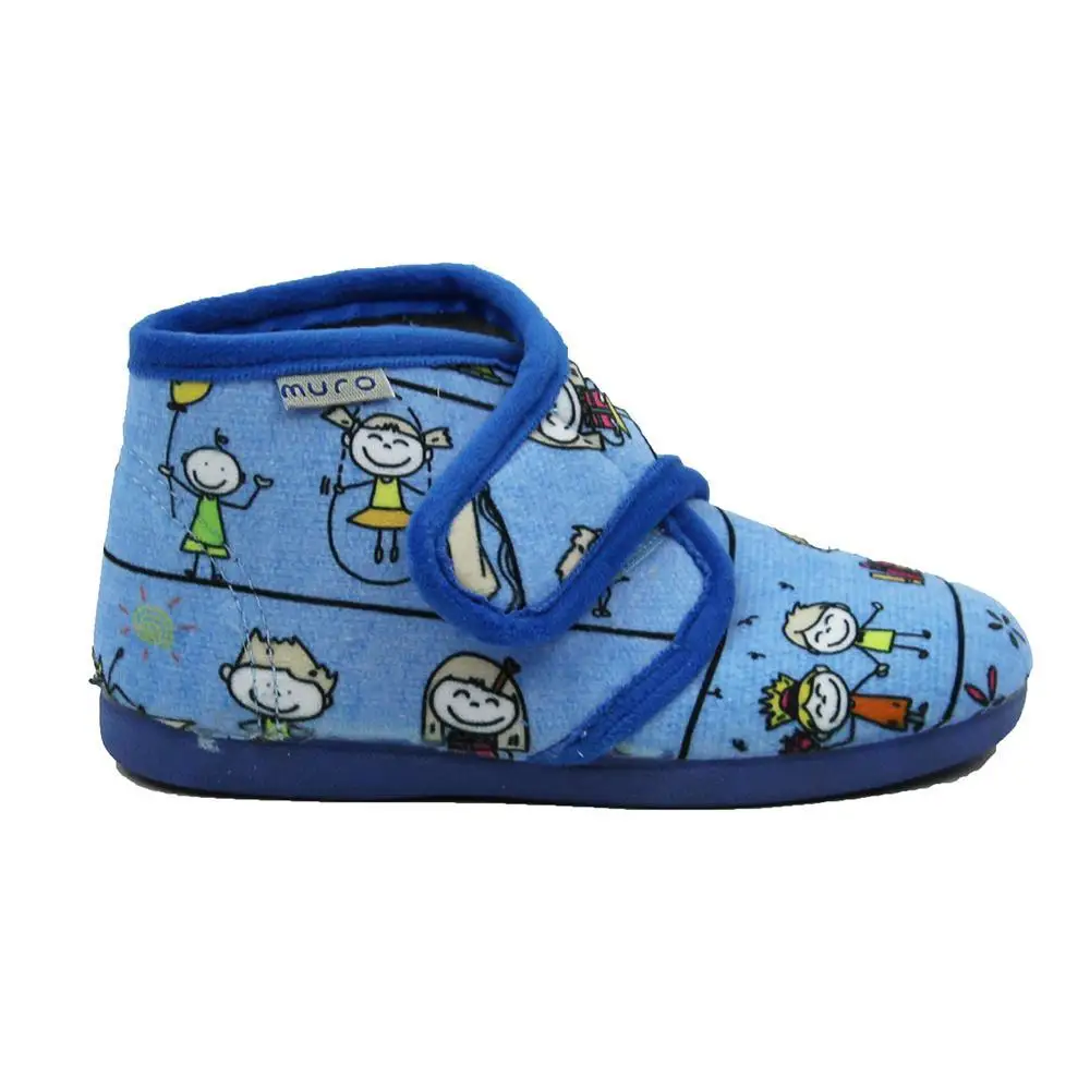WALL-NINO-TEXTILE-SLIPPERS-WALL 1804 синий |