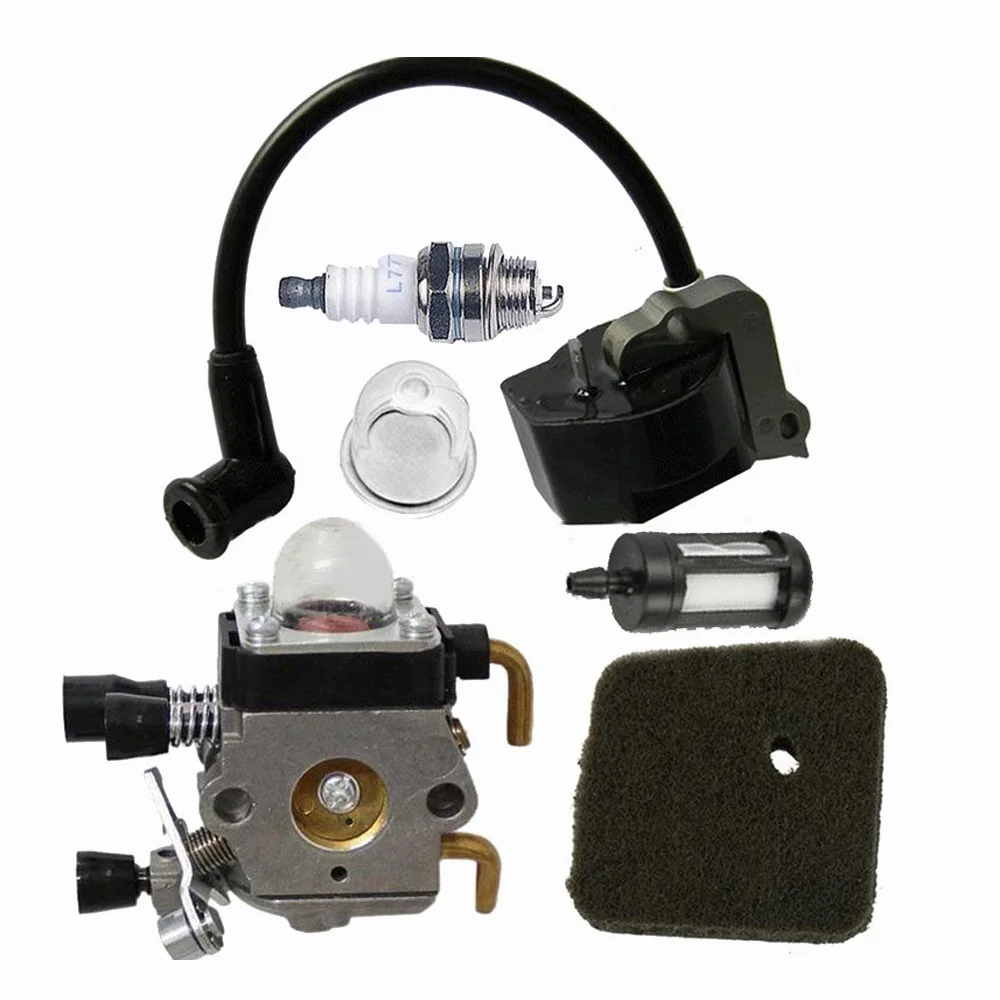 

Carburetor Air Filter For Stihl FS45 FS46 FS55 FC55 FS38 Trimmer Ignition Coil