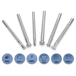 1 шт. DIY кожа печать инструмент кожа рабочее седло инструменты для изготовления резьбы Кожа ремесло штампы ручной работы кожевенное ремесло инструменты - изображение