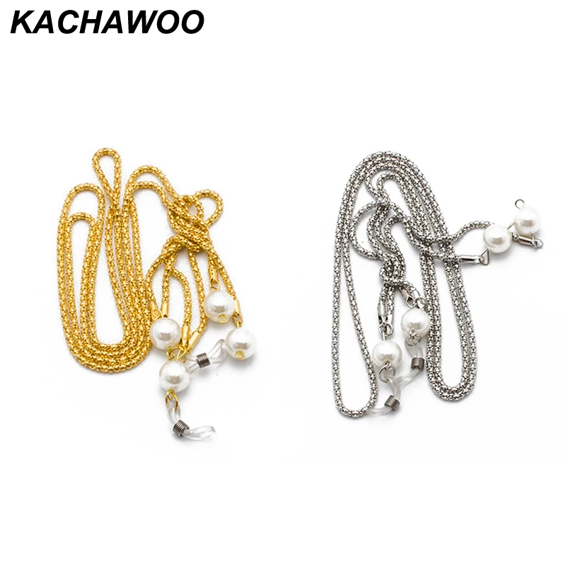 Металлическая цепочка для очков Kachawoo золотистые/серебристые очки чтения с