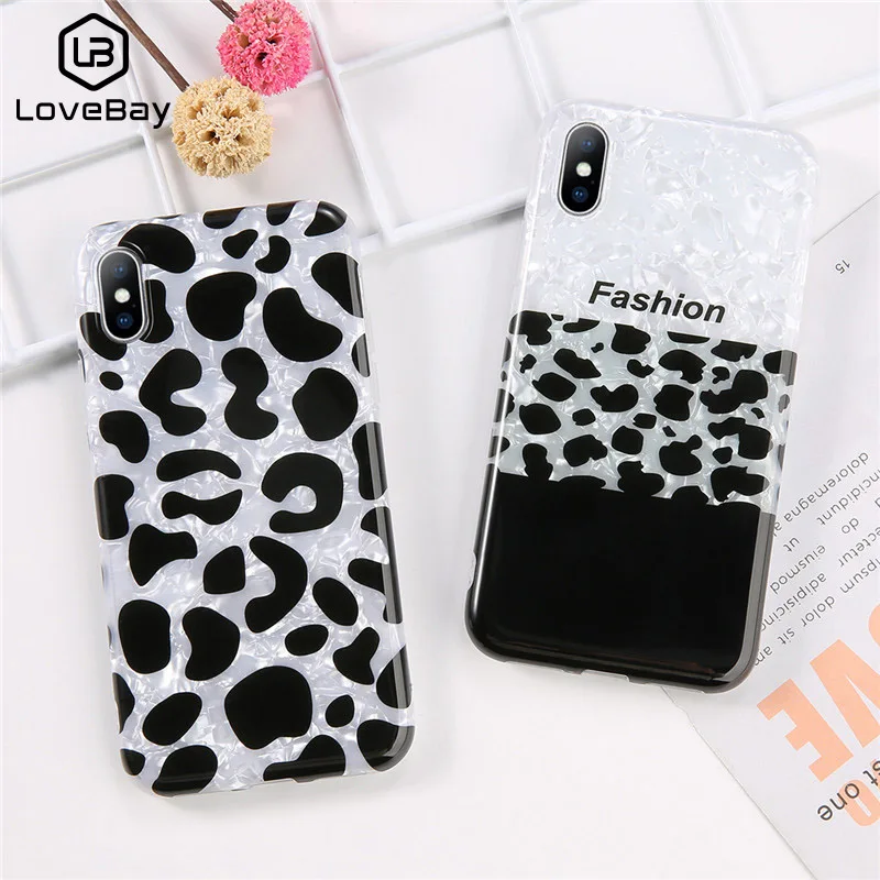 

Lovebay 3D Leopard Pattern IMD Shockproof Mobile Phone Case For iPhone X XS Max XR 6 6S 7 8 Plus Shell Retro Fashion Coque Cover