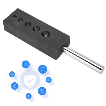 

Makeup Tool Kits 4 in 1 Graphite Sphere Mold for Melting Casting Refining Glass Marble Sphere Mold