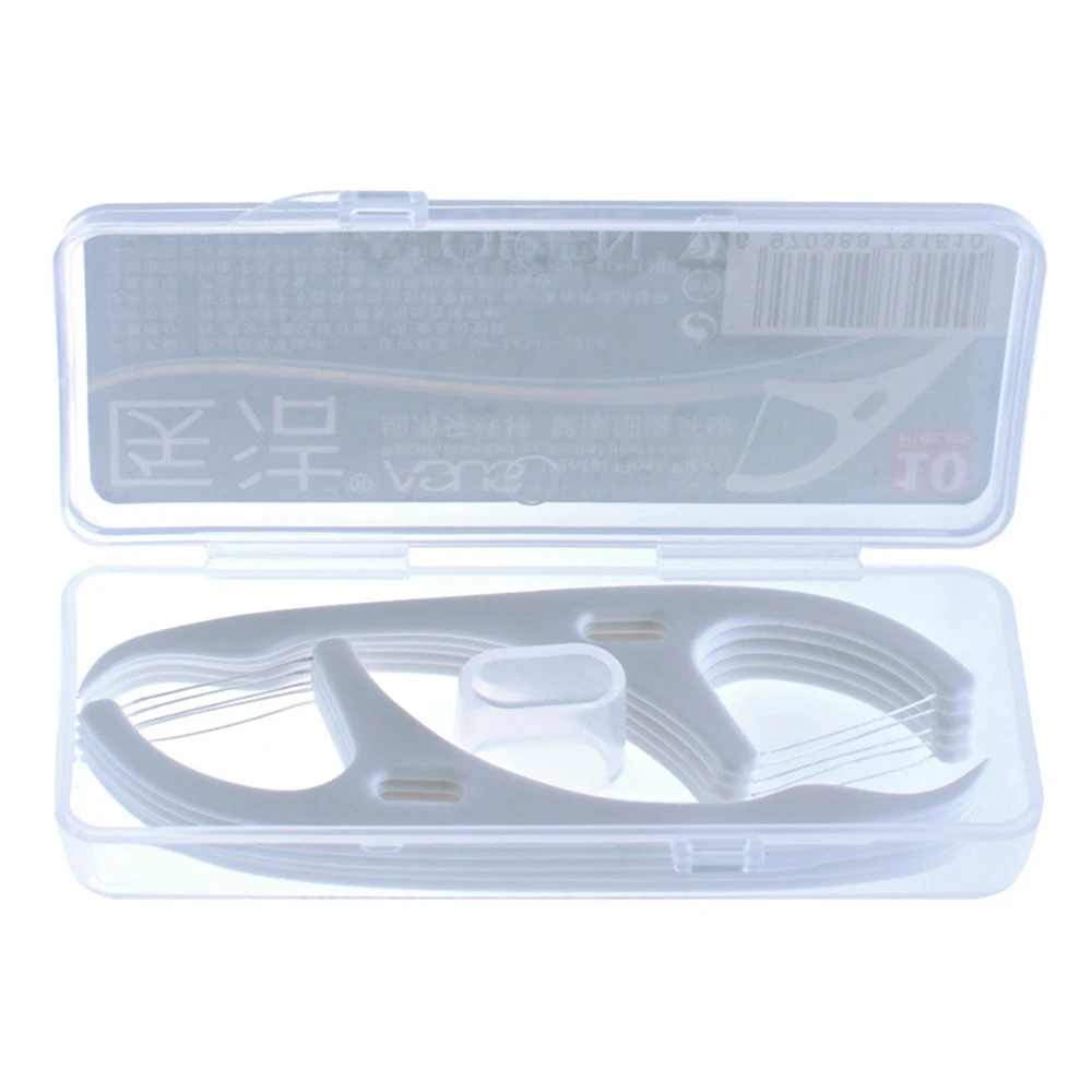 

10 Pcs/Set Interdental Brush Ultra-fine Dental Floss Safety high tensile floss toothpick Portable teeth brush toothpick