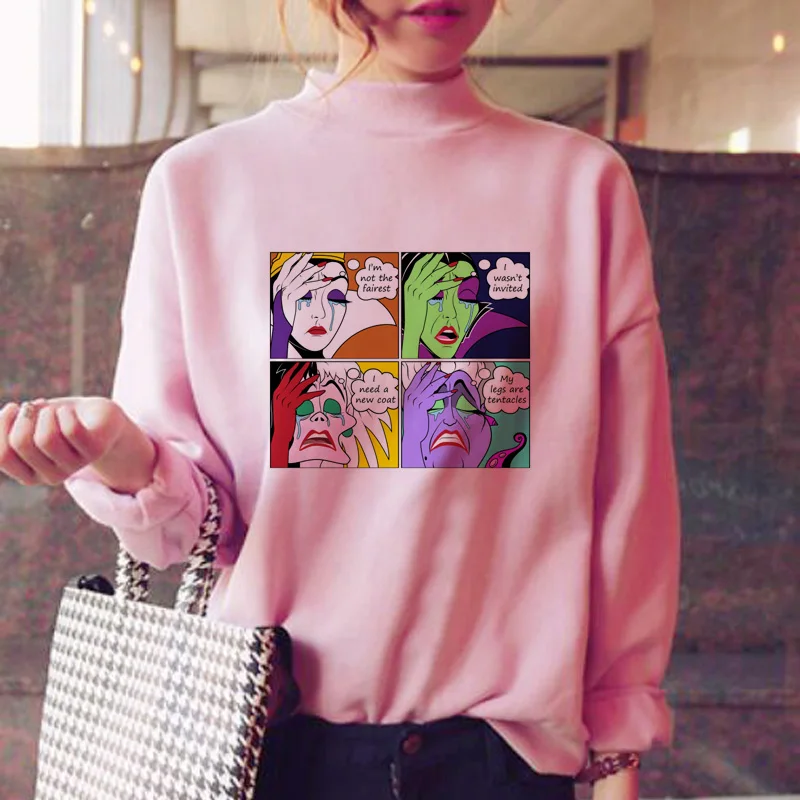 

ursula hoodies women clothes ulzzang pink sweatshirt female female korean style oversized japanese hood hood