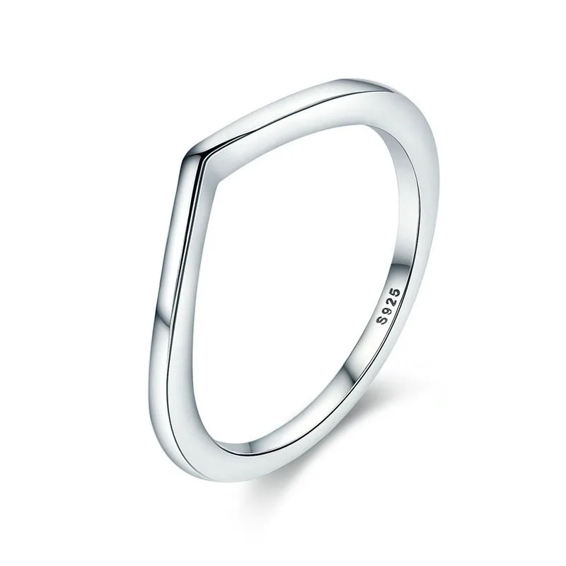 

2018 New Authentic 925 Sterling Silver Shining Wish Female Ring Finger Ring For Women Sterling Silver Jewelry Anel Pa7647 BAMOER