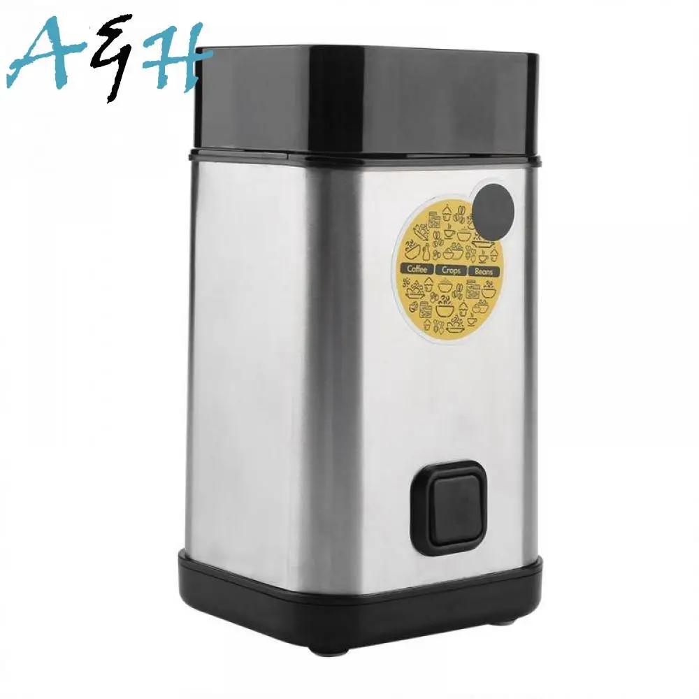 

NEW Electric Coffee Grinder Bean Coffee Maker Grinding Machine Stainless Steel Shell Multifunction Household Coffee Grinders
