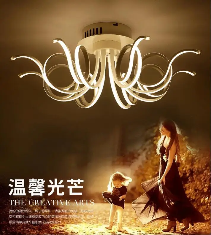 

Modern High Quality Aluminum Ceiling Lights Led Lamps Led Ceiling Lamps Led Lustre Lamps Cold White/warm Light Ceiling Lamp