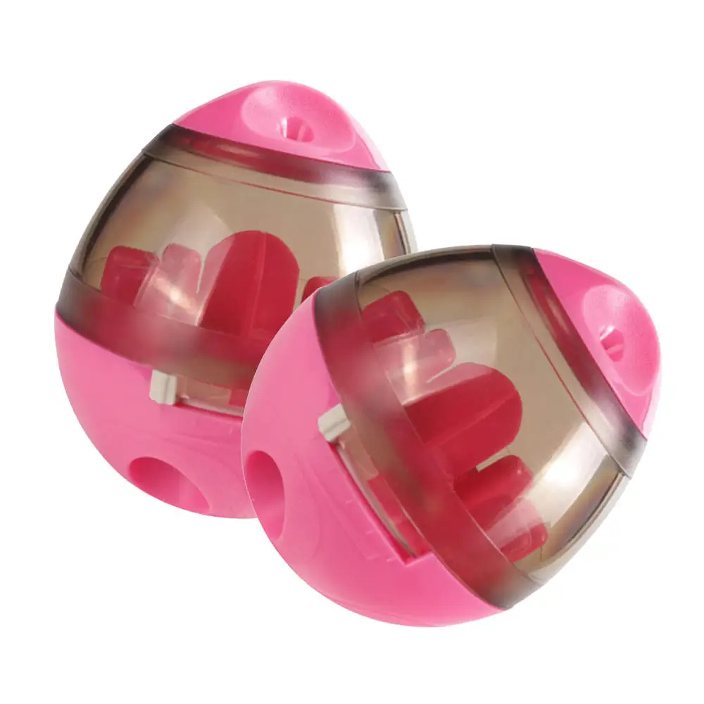 

Pet Dog Cat Funny Tumbler Treat Dispensing Food Ball Dispenser Interactive Toy
