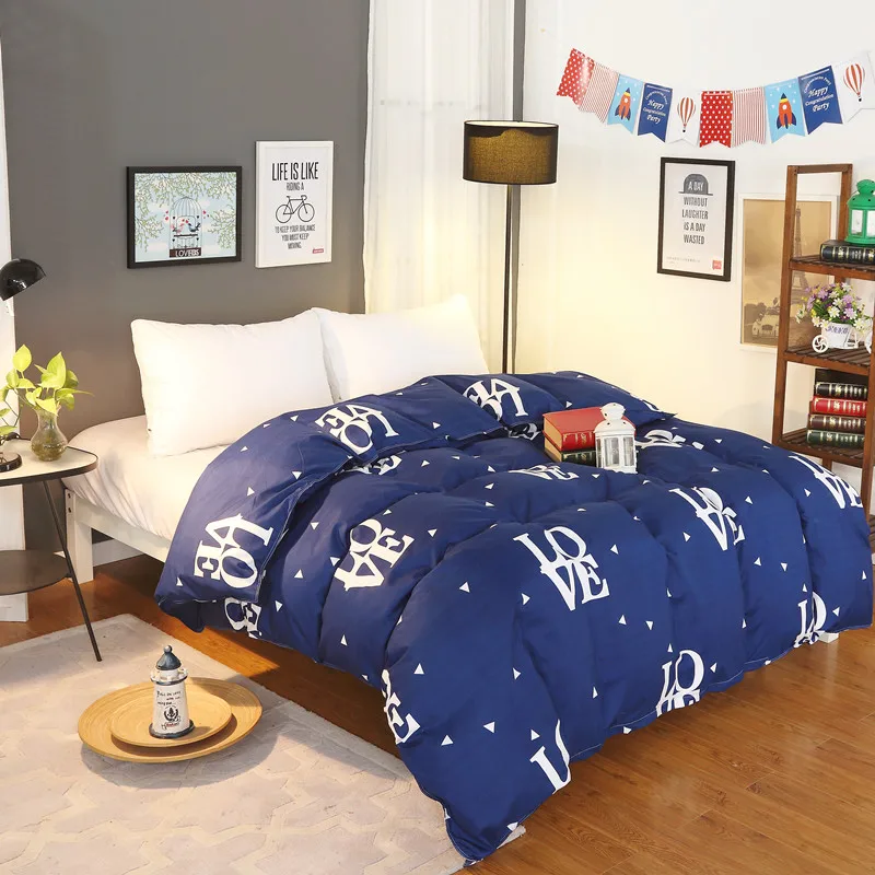 

New Design 2018 1Pcs Duvet Cover Plaid Stripes Quilt Cover Skin Care Cotton Bedclothes 150x200cm/180x220cm/200x230cm Size