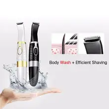 KEMEI KM-PG5002 моющиеся электробритва эпилятор для зон бикини волосы бровей тела бритва эпиляция триммер для Для женщин