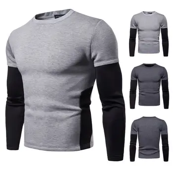 

2019 New Autumn Winter Men'S Sweater Men'S Solid Color Casual Sweater Men's Slim Fit Brand Pullovers