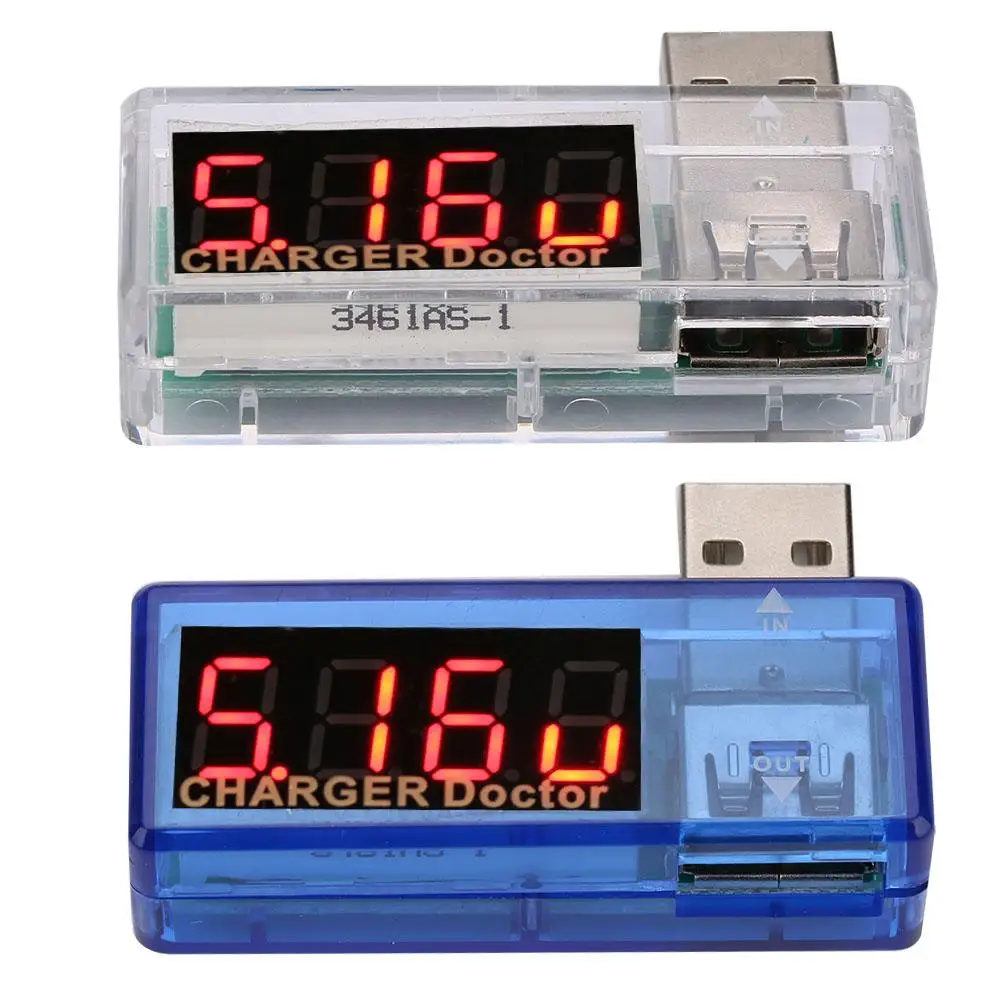 USB зарядное устройство Тестер Вольтметр Амперметр монитор напряжения измеритель