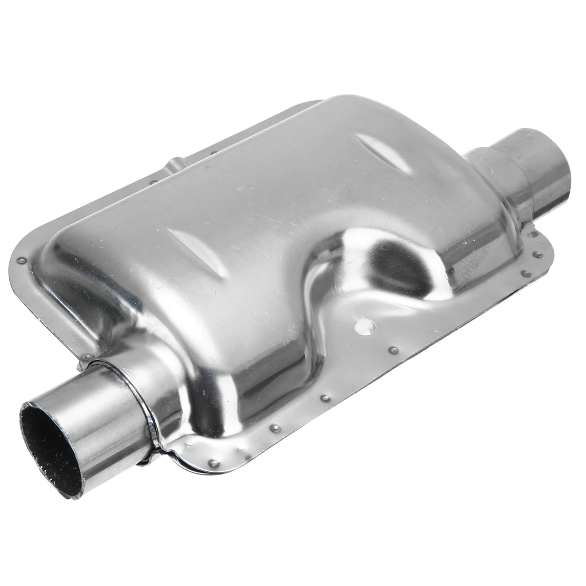 1pc Stainless Steel 24mm 0.94 Inch Exhaust Silencer Air Conditioning