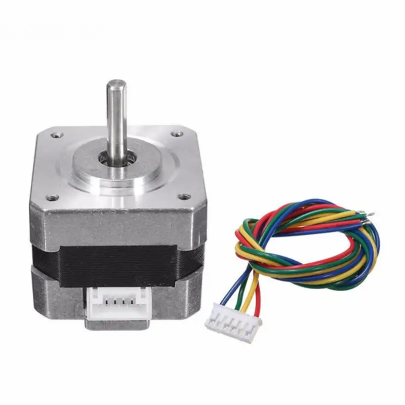 

1pcs Nema 17 Stepper Motor 28N.cm 0.4A 18 12V For CNC Reprap 3D Printer DIY