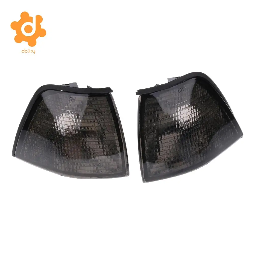 2X Clear Car Corner Lamp Side Light Lens Cover Protector for BMW E36 4