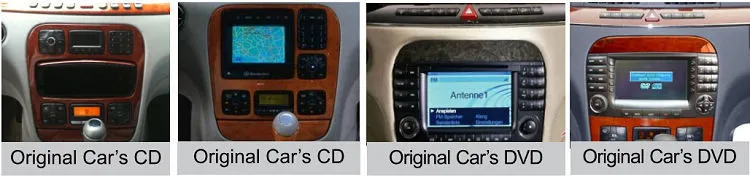 Discount Android 8.0 Car DVD Player for Mercedes Benz S W220 S280 S320 S350 S400 S430 S500 with GPS Navigation Radio BT SD 4Core 4G+32G 6