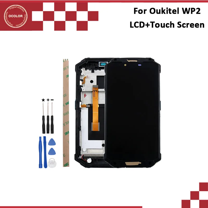Ocolor для Oukitel WP2 ЖК-дисплей Дисплей и Сенсорный экран 6 0 ''в сборе с рамкой