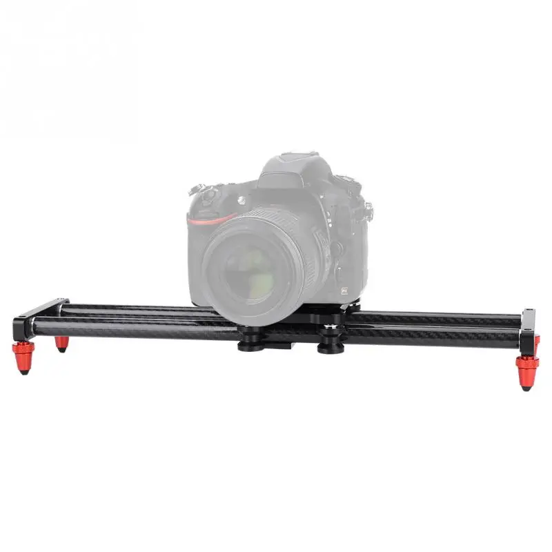 

40cm Carbon Fiber DSLR Camera Track Rail Slider Tripod Video Stabilizer 2019 New Style
