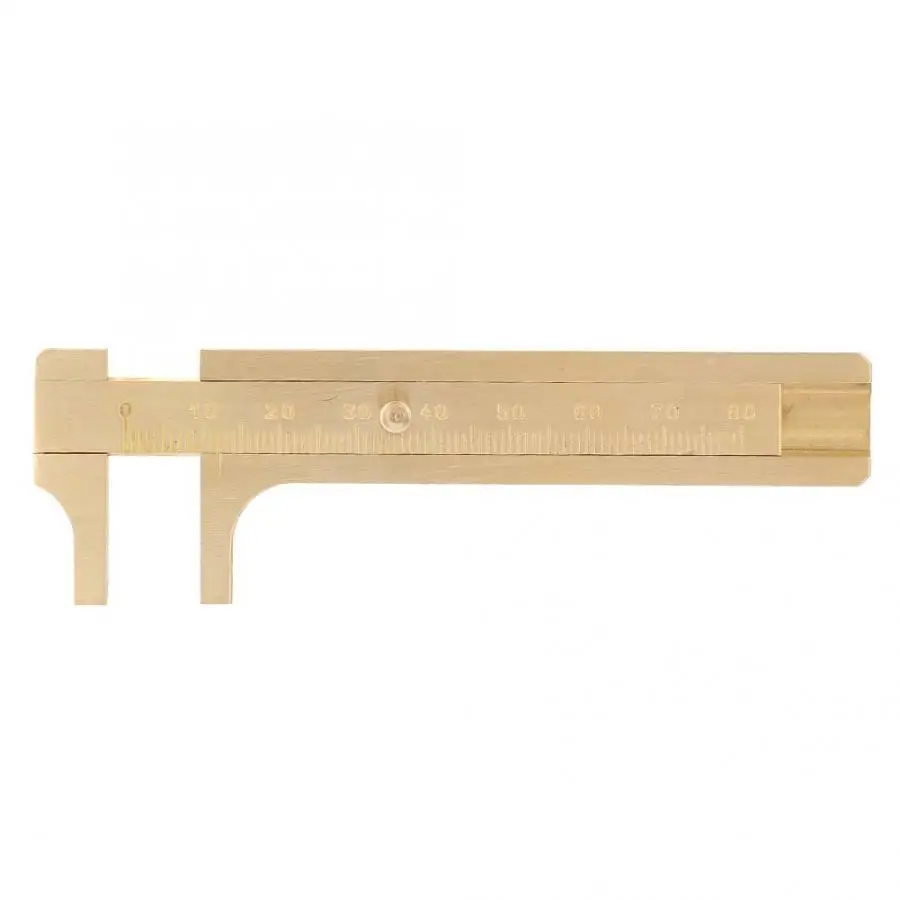 

pasta measure Measuring Tool Portable Solid Copper Vernier Caliper 0-80mm Caliper Ruler for Archaeology kitchen scales