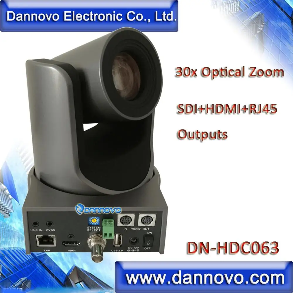 Бесплатная доставка: DANNOVO 30x оптический зум H.265 Live IP потоковая SDI камера поддержка