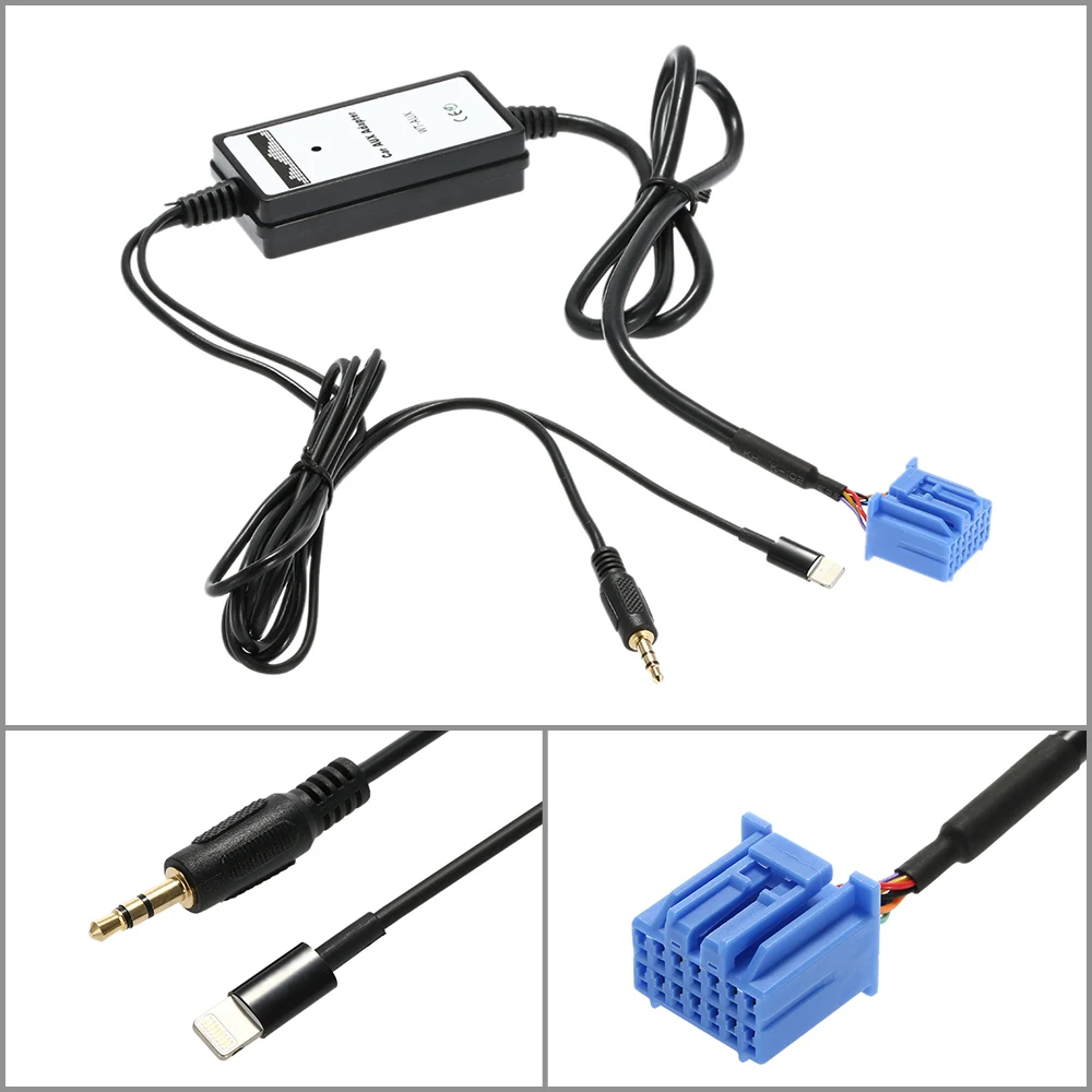 KKMOON 3 5 мм Автомобильный Aux аудио MP3 Интерфейс адаптер для Honda Accura Accord Civic USB зарядка