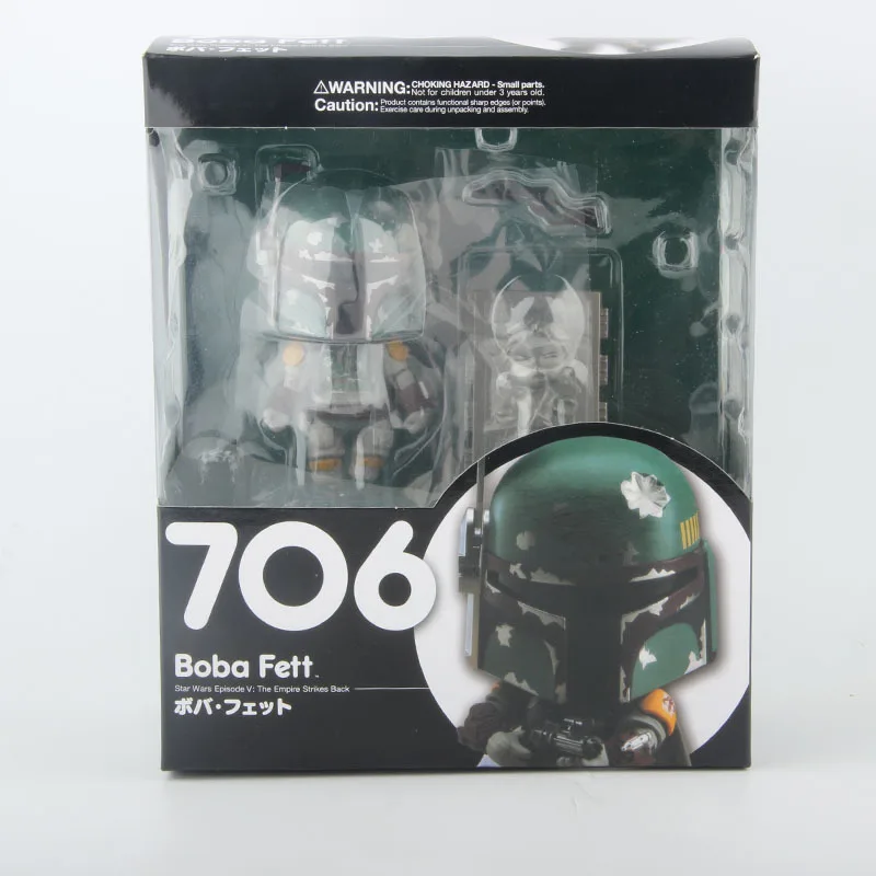 Звездные войны Episode V The Empire striks Nendoroid игрушка назад Boba Фетт фигурка игрушки 706 ПВХ