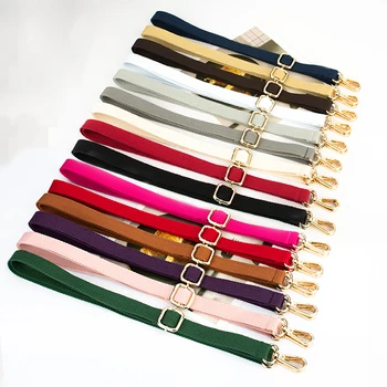 

20 Colors! Diy 140cm Adjustable Shoulder Bag Straps 2cm Width Replacement Cotton Bag Belts, Handles For Small Handbags, Purses