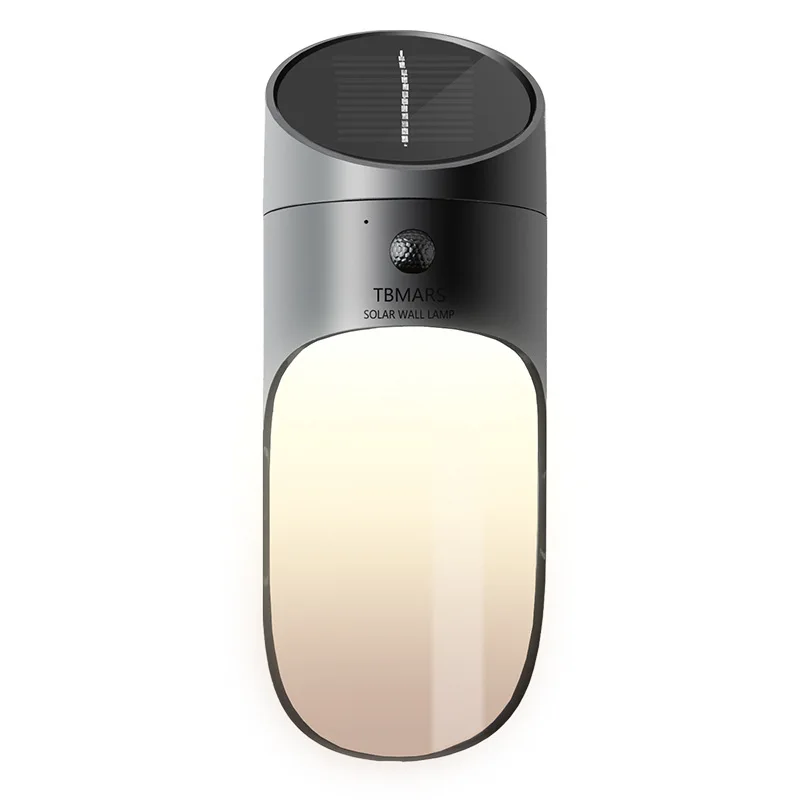 

New Energy Solar Wall Lamp Bamboo Downlight Household Human Infrared Induction Indoor And Outdoor Flood Light Garden Ligh