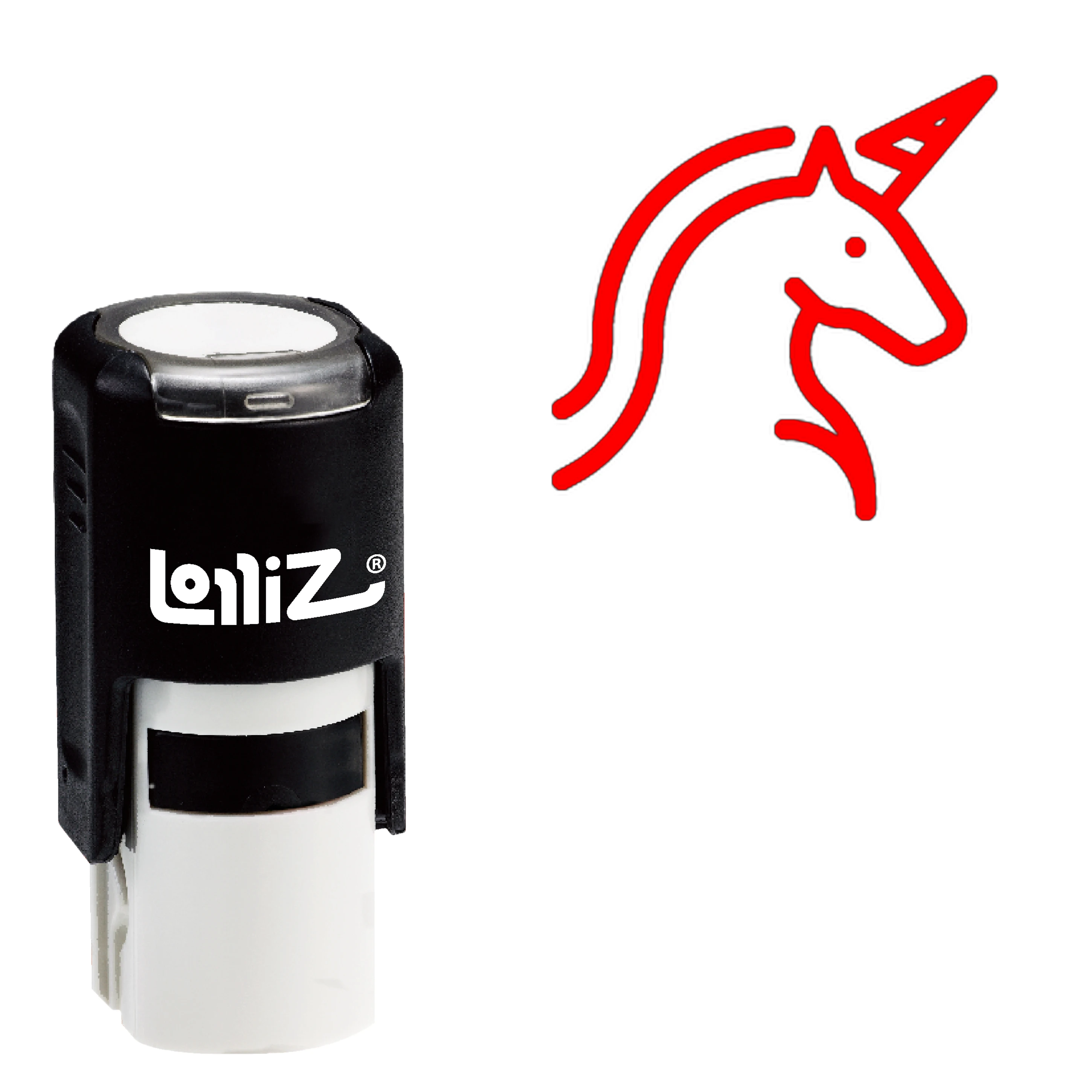 

LolliZ Unicorn Self-Inking Rubber Stamp - Modern Symbol Series