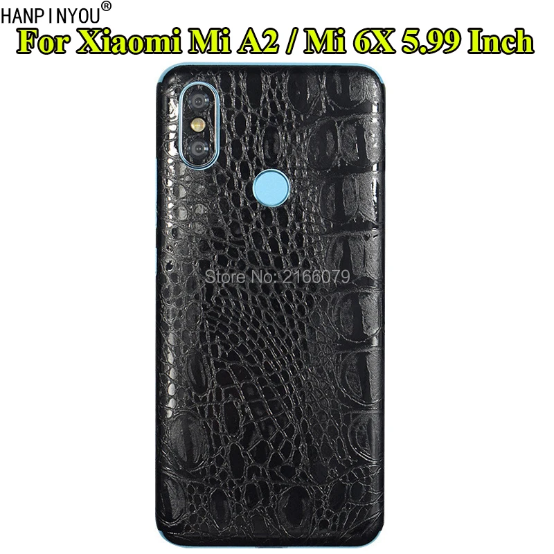 Для Xiaomi mi A2/mi 6X5 99 &quotКрокодил/змеиная кожа узор полное заднее покрытие матовая
