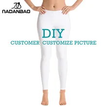 DIY леггинсы женские 3D цифровая печать леггинсы настроить Фитнес Леггинсы тренировки размера плюс