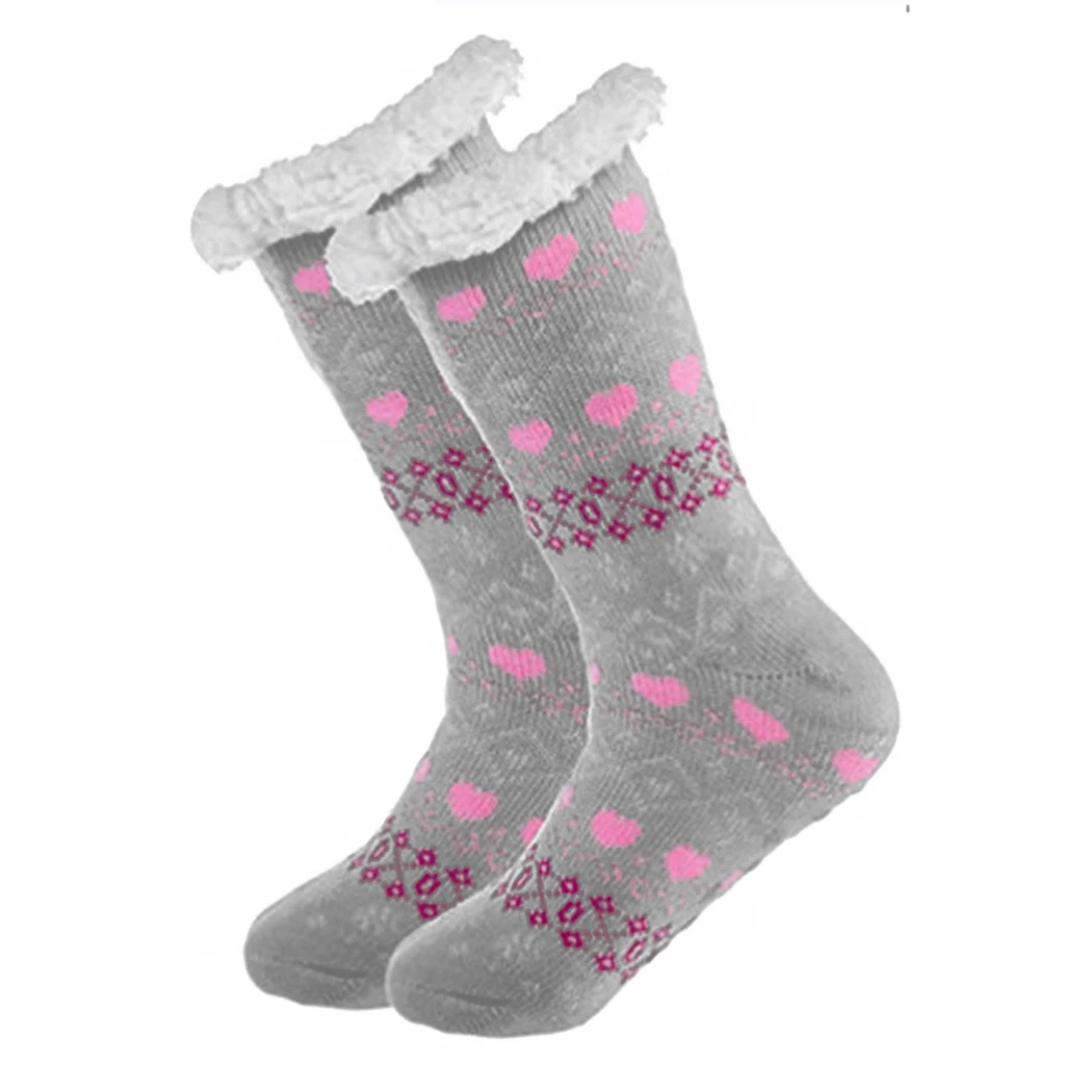 Winter Warm Fluffy Fuzzy Long Socks 2018 Christmas Socks Home Floor