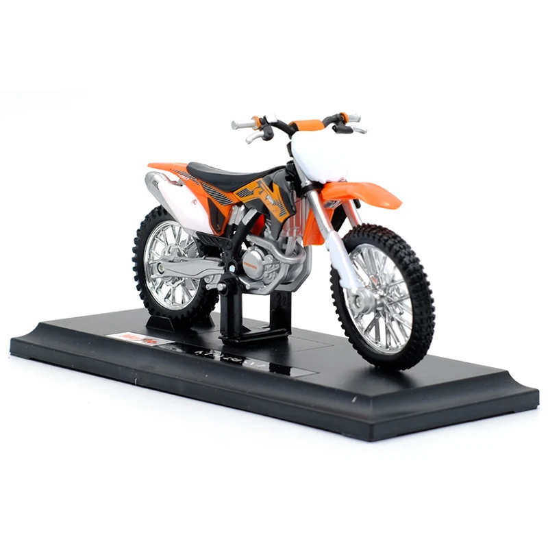 Модель мотоцикла MAISTO 1:18 KT & M 450SX F литая под давлением реальная короткопоглощающая