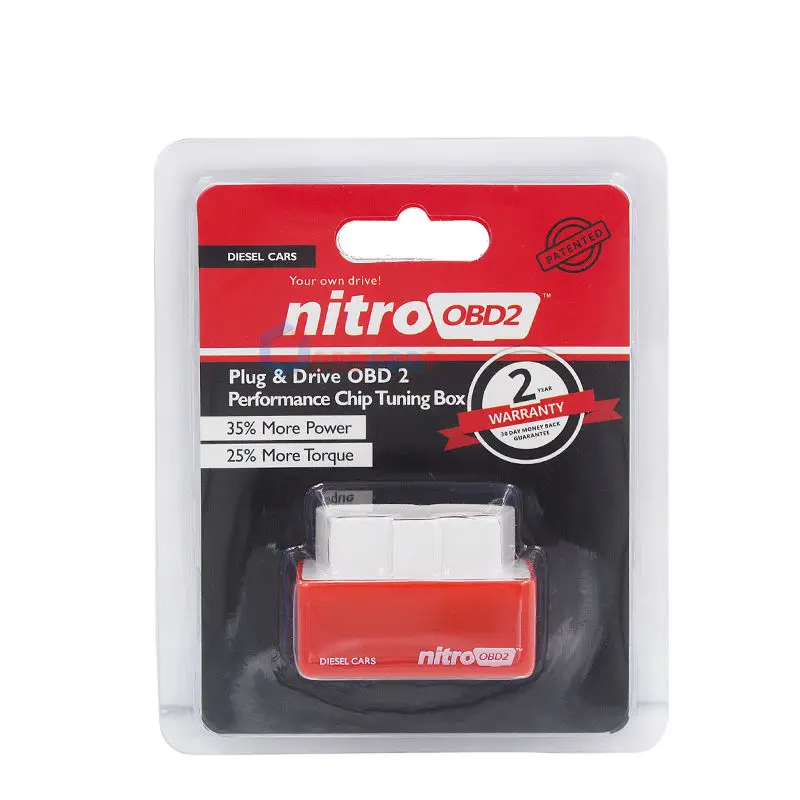 Чип Nitro OBD2 EcoOBD2 ECU 4 цвета штепсельная вилка и драйвер нитроobd2 Eco для бензинового