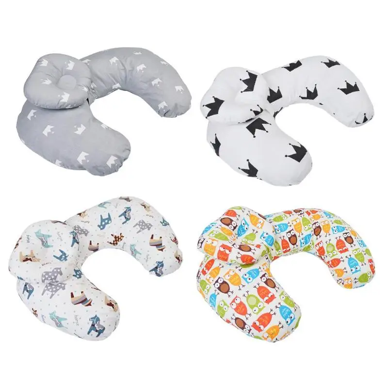 Детские подушки для кормления, подушка для грудного вскармливания, u-образная подушка из хлопка для новорожденных