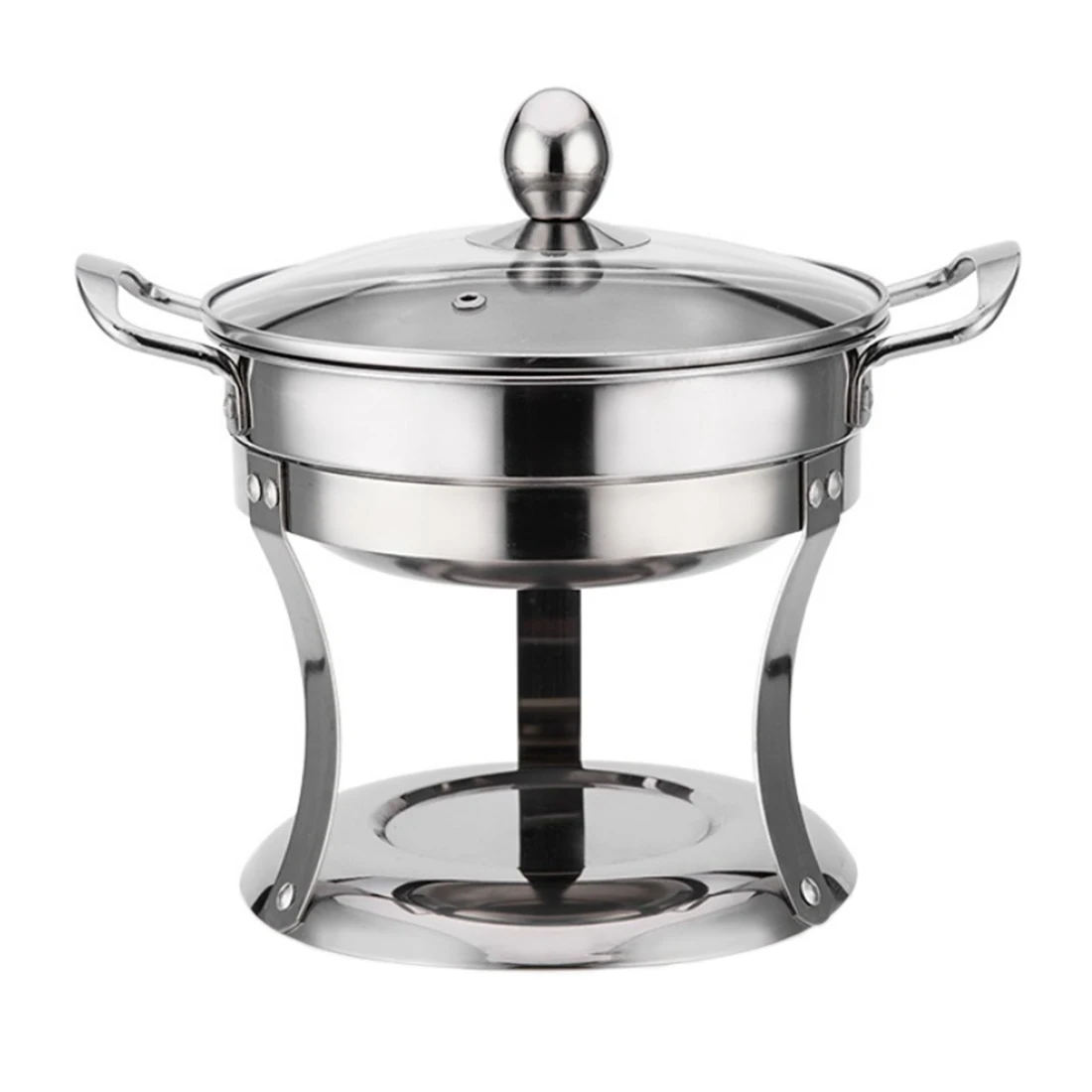 New Arrival Eco Small Single Spirit Stove Round Buffet Chafer With