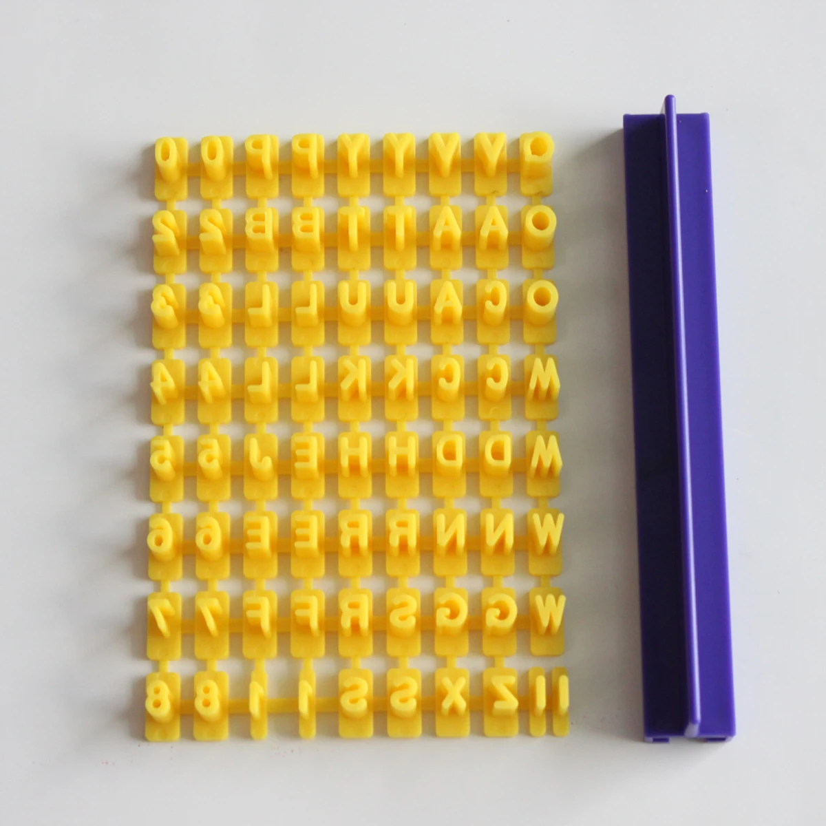 

New Set NEW BIG Alphabet Number Letter Font Plastic Cookie Cutter Fondant Tool Baking Cake Mold Decorating Press Pastry DIY