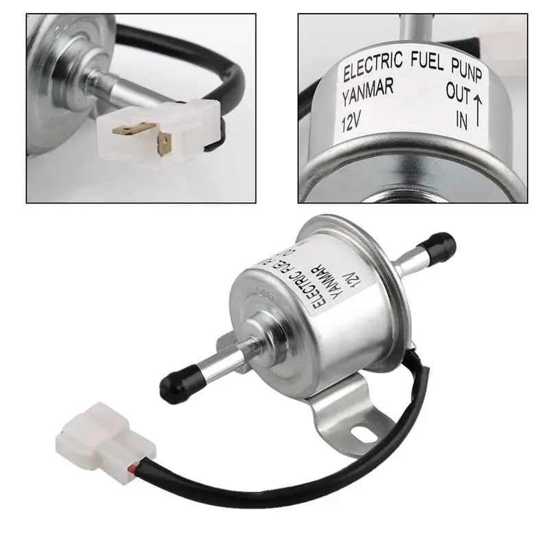 

Car Modified Accessories DC12V Automotive Electronic Fuel Feed Pump 129612-52100 For Yanmar 4TNV88 3TNV88 Hitachi Mini Excavator