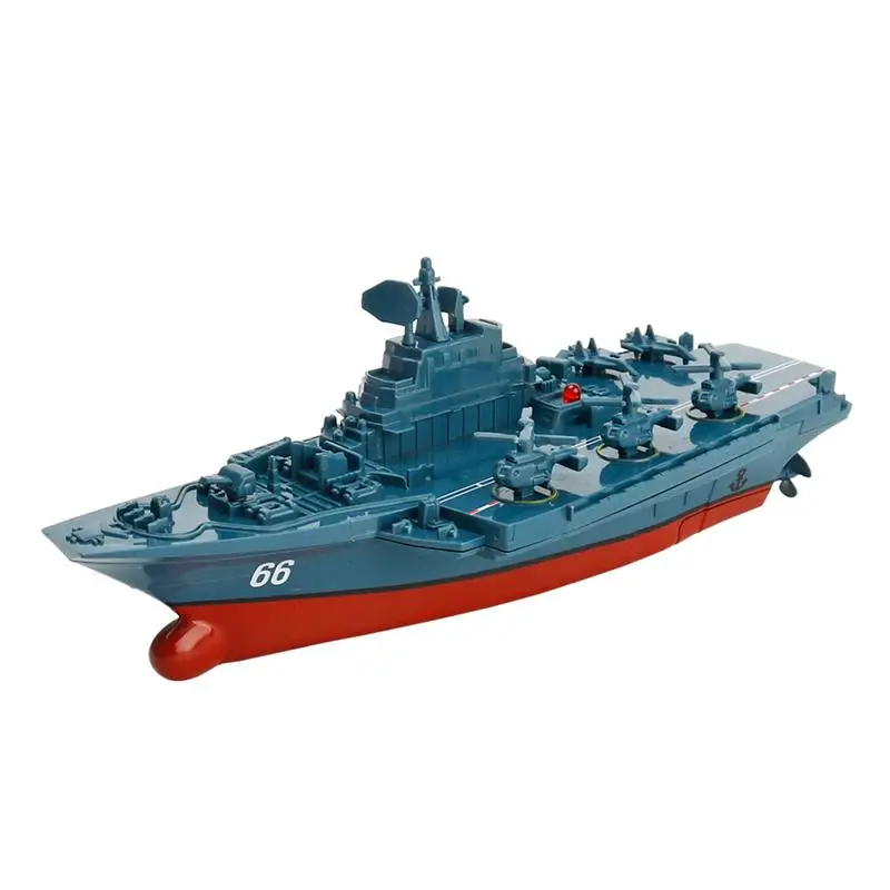 

2.4GHz. Childrens Water Toy Remote-controlled Ship Aircraft Carrier Military Refined Boat Model RC Boats