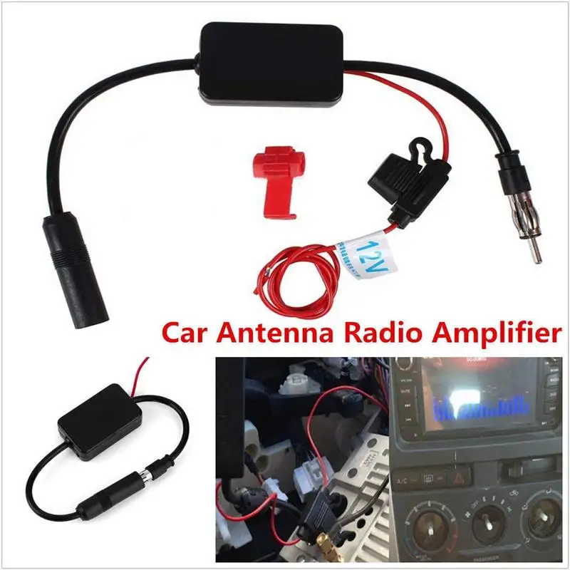 12V Car Auto Truck Stereo Antenna FM AM Radio Inline Signal AMP Amplifier Booster | Автомобили и мотоциклы