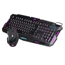 J30 Gaming Keyboard and Mouse Set LED Glowing Backlight Wired Keyboard 104 Key Mechanical Mouse Keyboard Support Russian English backlight game keyboard and mouse suit wired gaming keyboard and mouse combo 104 kyes gaming keyboard with wired 6d mouse kx04