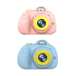 Цифровая фотокамера 2 дюймов HD экран платная цифровая мини-камера дети мультфильм Милая камера игрушка детский день рождения новый год