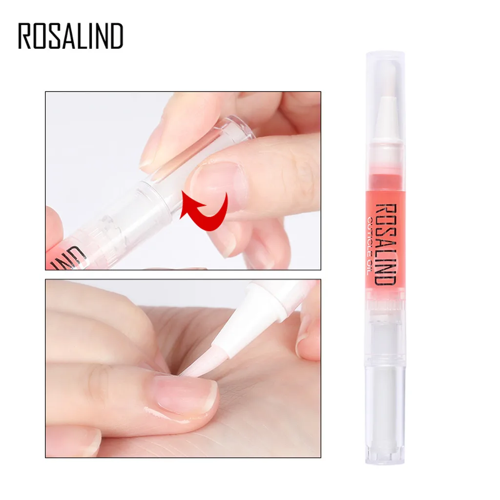Розовая ручка для кутикулы для ухода за ногтями лечебный Маникюр косметические средства для ногтей Ручка инструмент