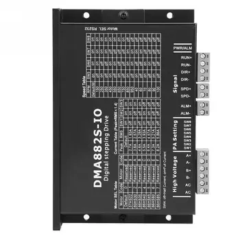 

DMA882S-IO 2 Phase Stepper Motor Driver for 60/86/110 Stepper Motor 5-24VDC New