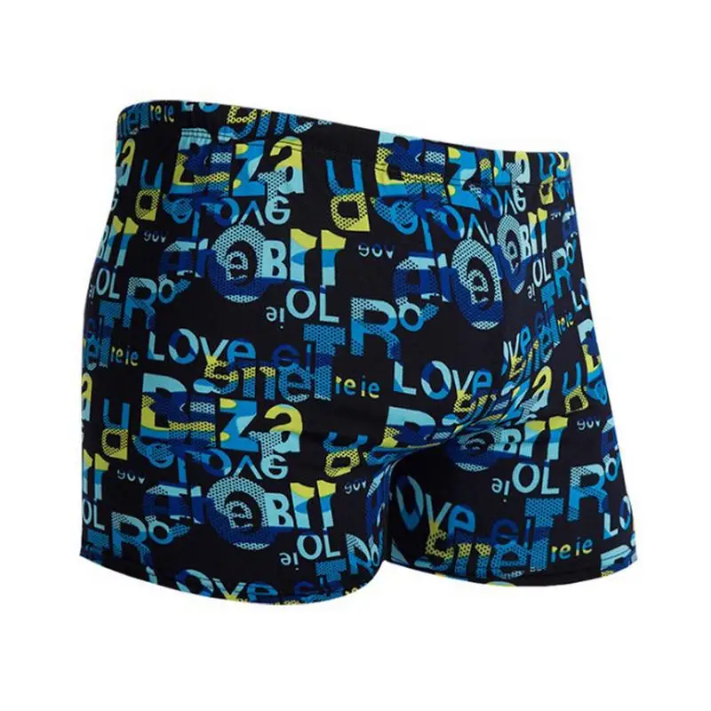 

Beach Shorts Swimming Trunk Wear Pants For Men Large Size Swimming Trunks with Flower Prints and Milk Fiber