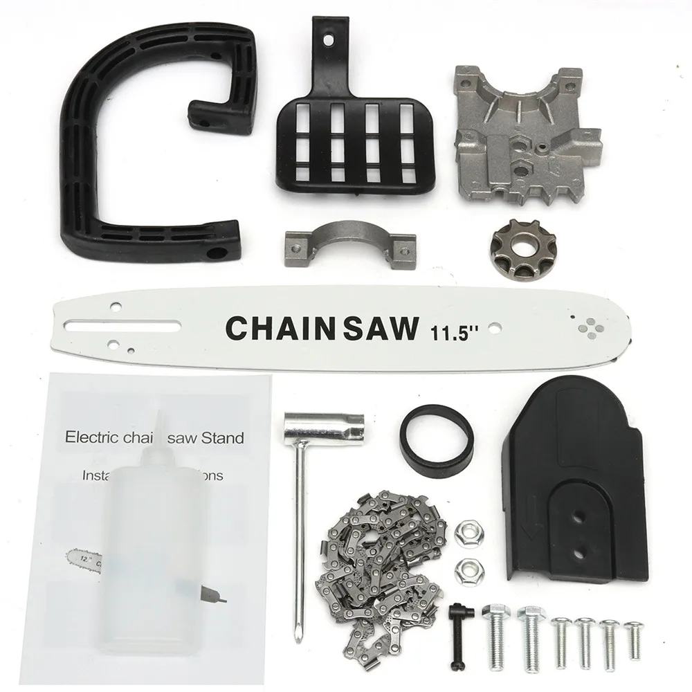 

11.5 Inch Chainsaw Bracket Change 115mm Angle Grinder Into Chain Saw Angle grinder upgrade accessories