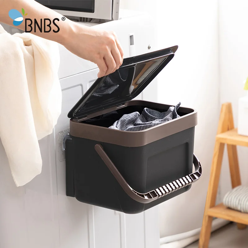 BNBS Новая модная подвесная корзина для хранения грязной одежды пластиковая белья