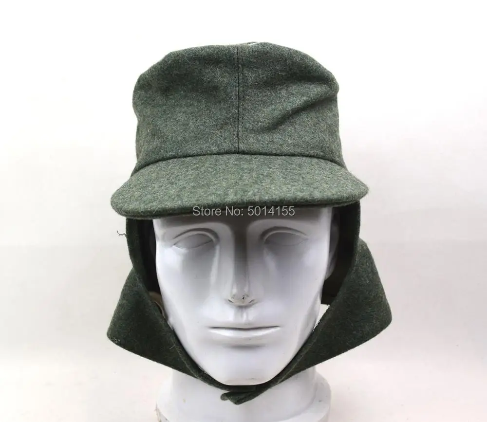 Collectable German Officer M43 WH EM field  Panzer Wool Cap Hat Green 5
