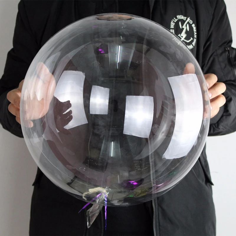 Прозрачные Пузырьковые воздушные шары 1" 18" 2" 36" без складок, прозрачный bobo Jumbo воздушный шар для украшения дня рождения, свадьбы